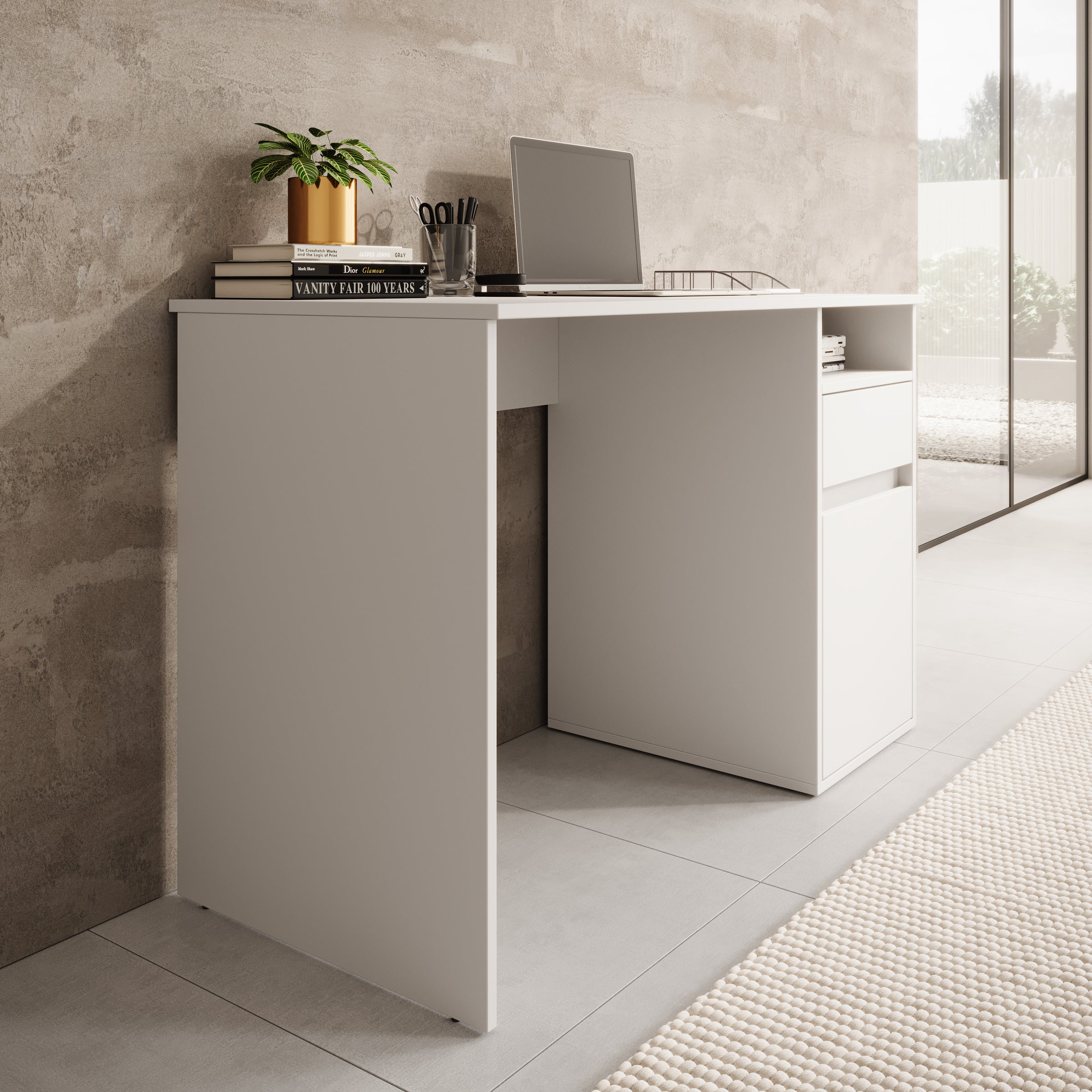 Babot 1 - Bureau - Wit - 120x54 cm