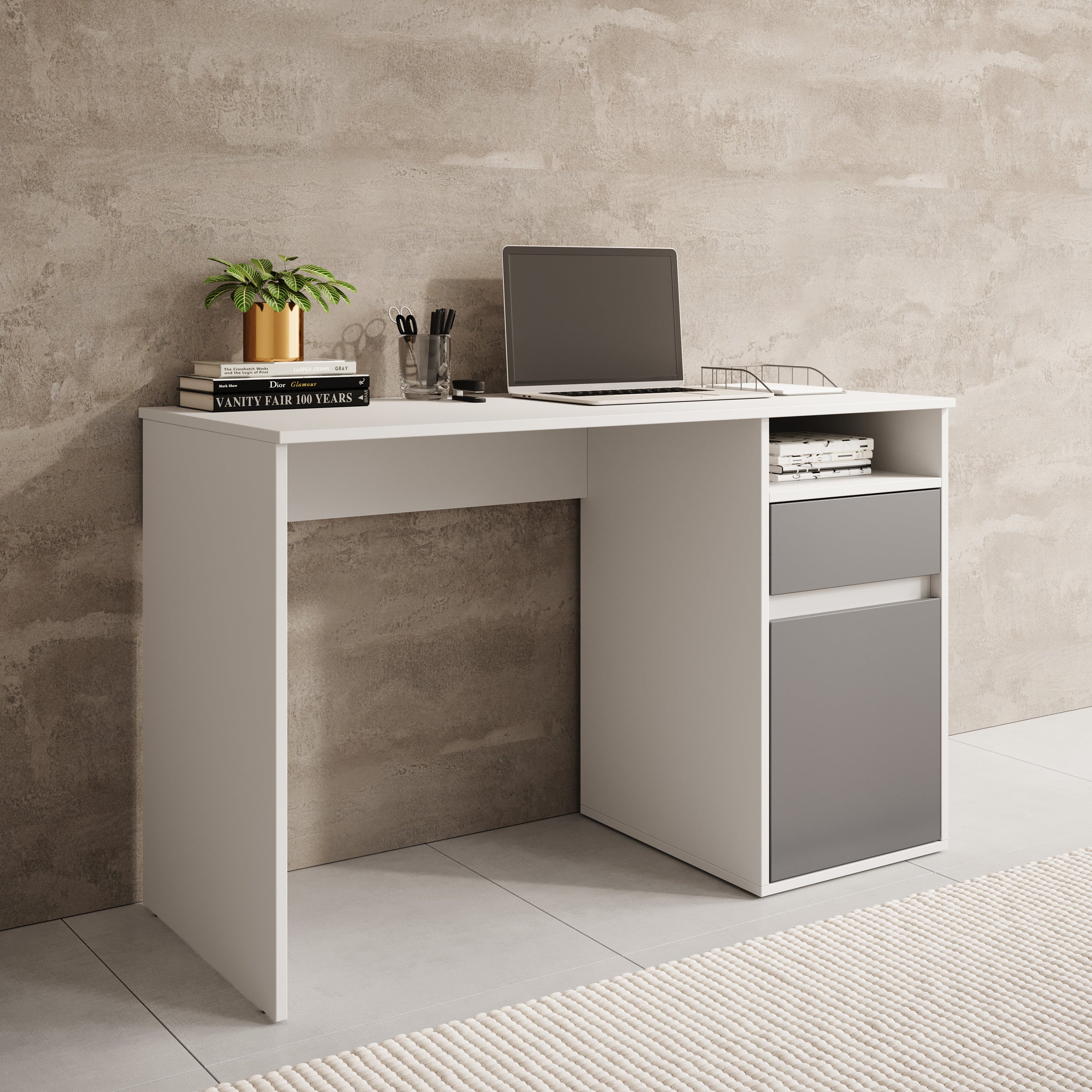 Babot 3 - Bureau - Wit - 120x54 cm