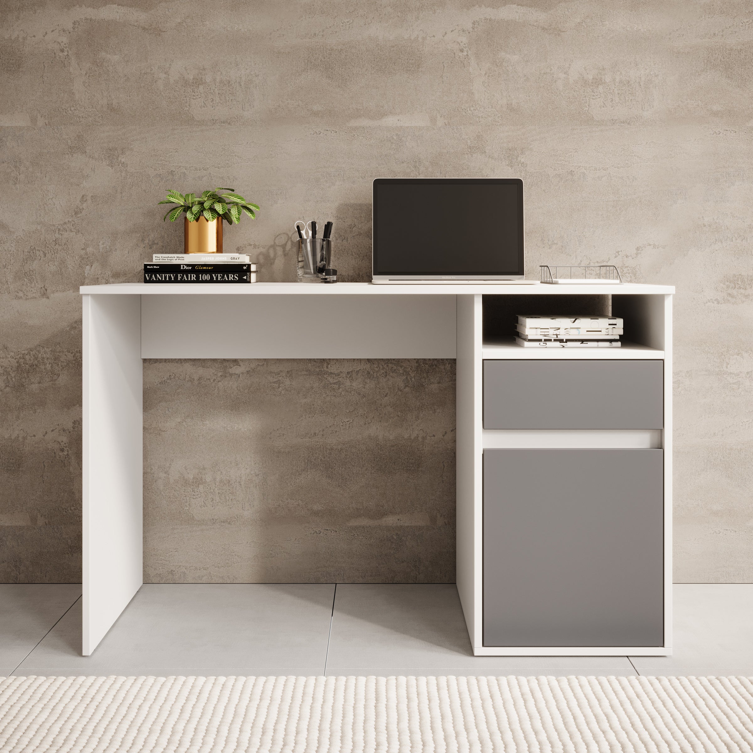 Babot 3 - Bureau - Wit - 120x54 cm