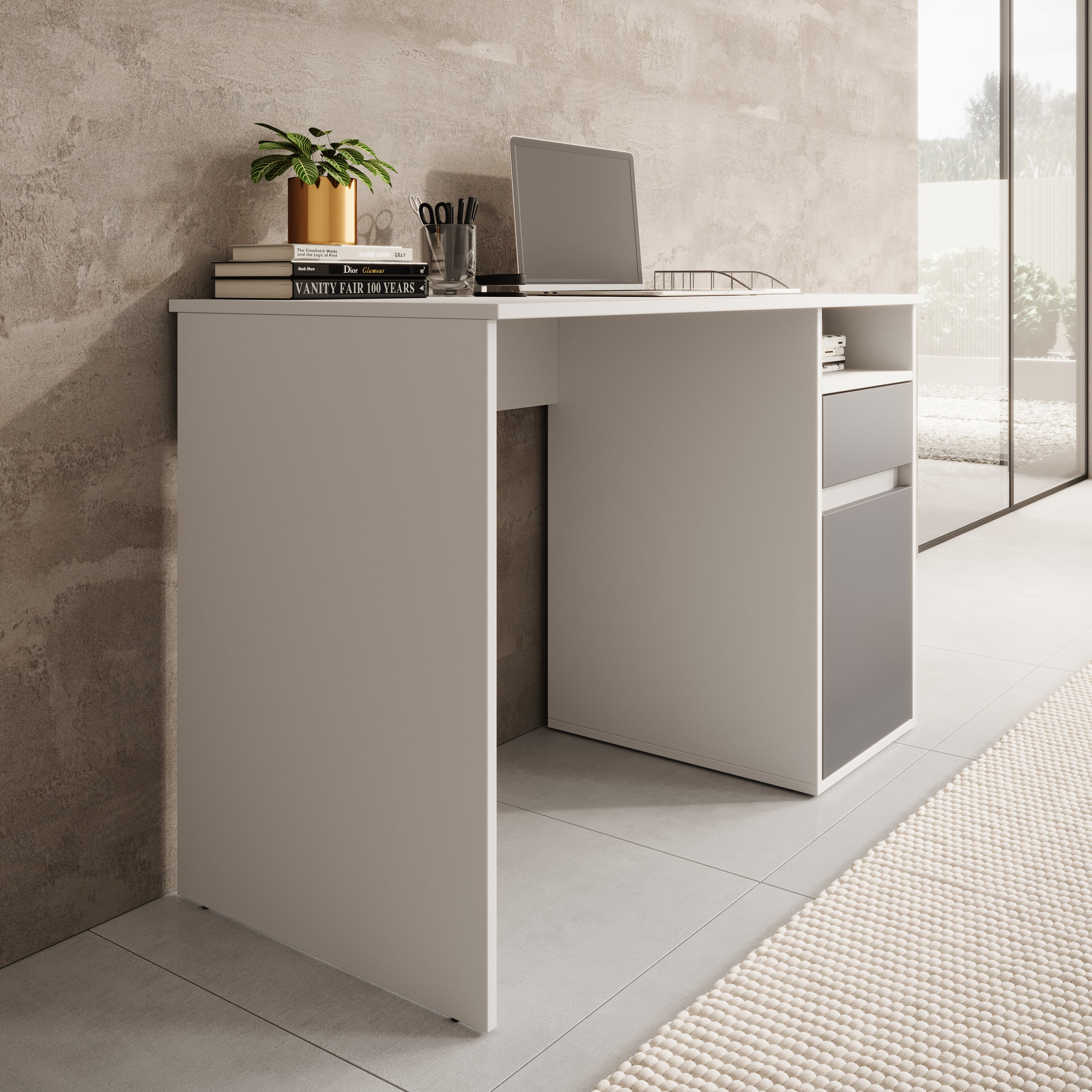 Babot 3 - Bureau - Wit - 120x54 cm
