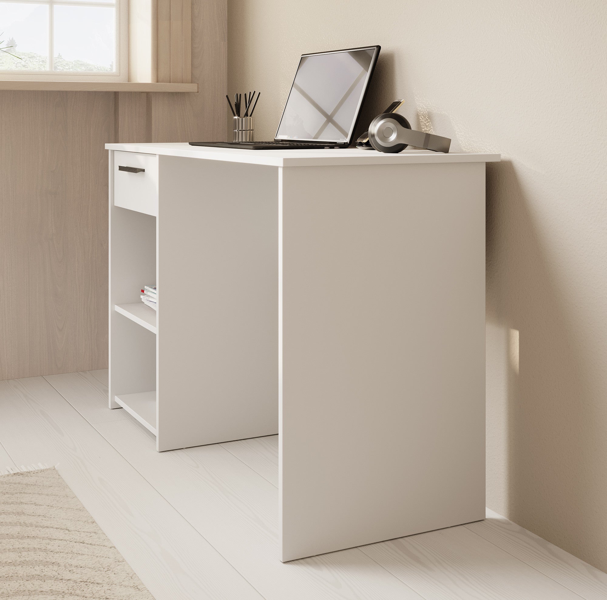 Bellini - Bureau - Wit - 110 cm