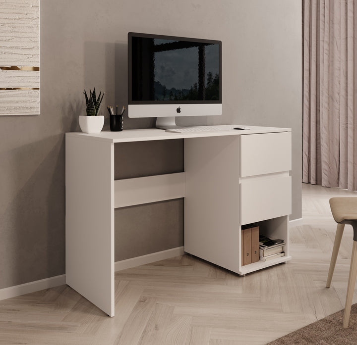 Brussel - Bureau - Wit - 115x50 cm