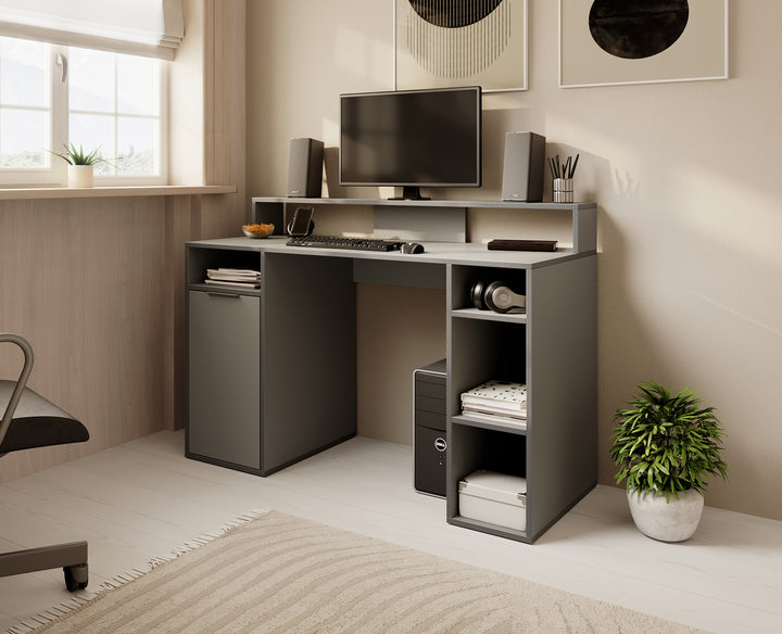 Charlotte  - Bureau - Grijs - 125x55 cm