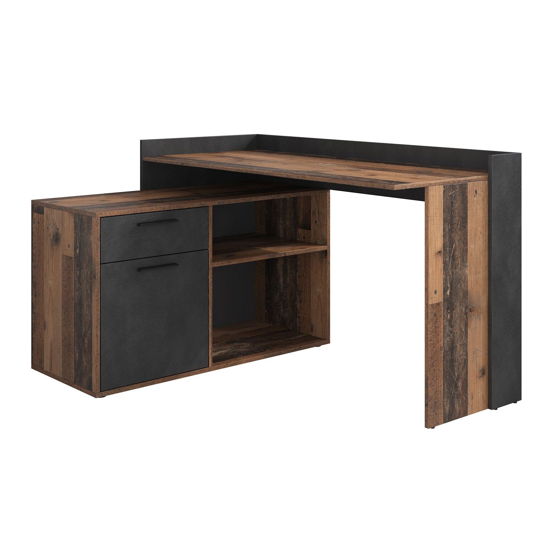 Dorade - Bureau - Old wood - Grijs - 136 cm