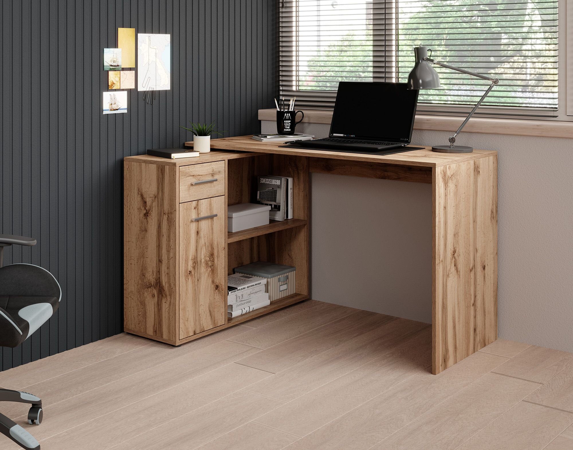 Nomi - Bureau - Eiken - 120x92 cm