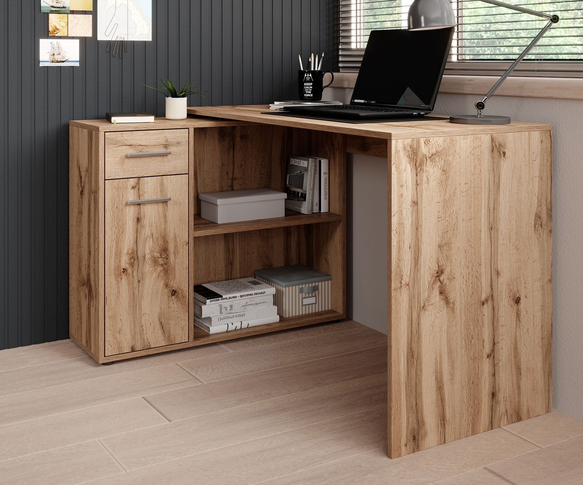 Nomi - Bureau - Eiken - 120x92 cm
