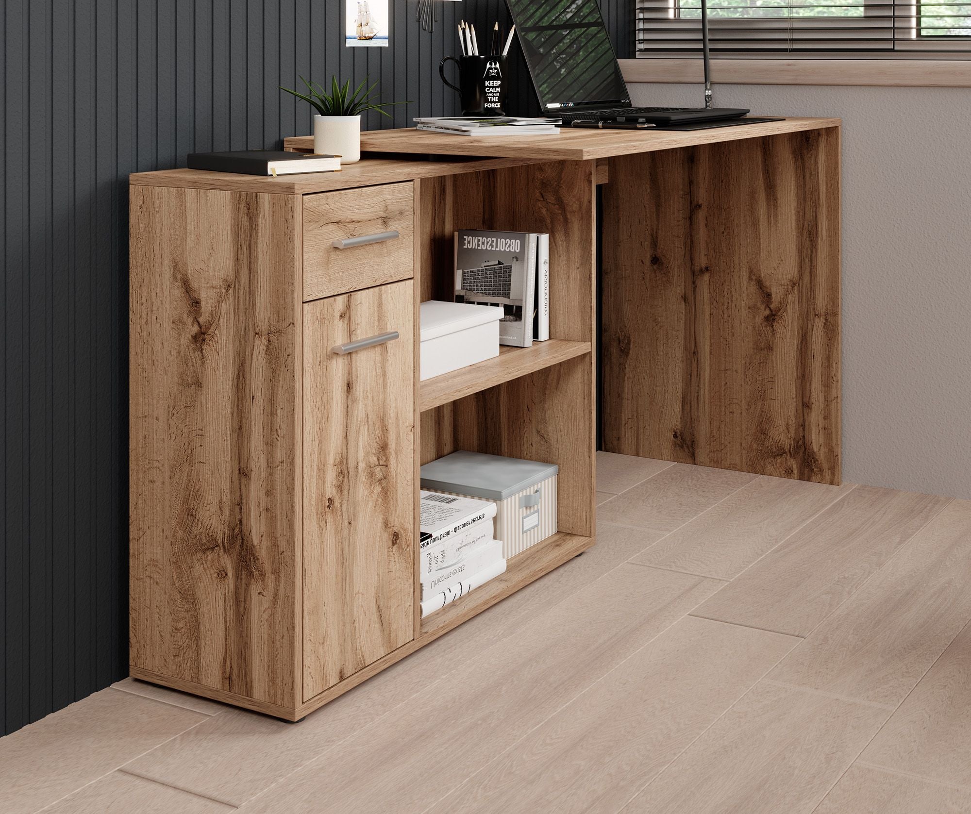 Nomi - Bureau - Eiken - 120x92 cm