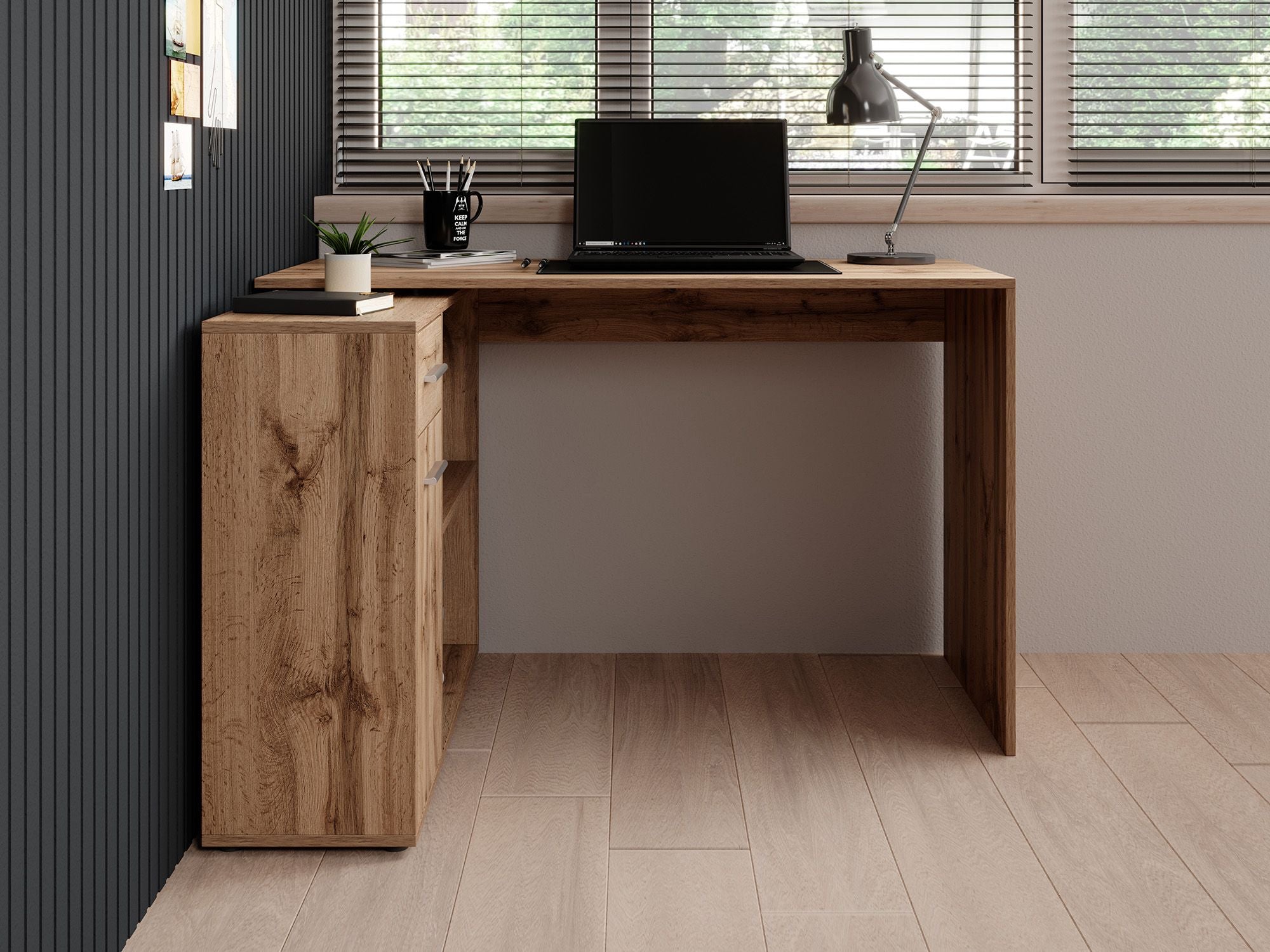 Nomi - Bureau - Eiken - 120x92 cm