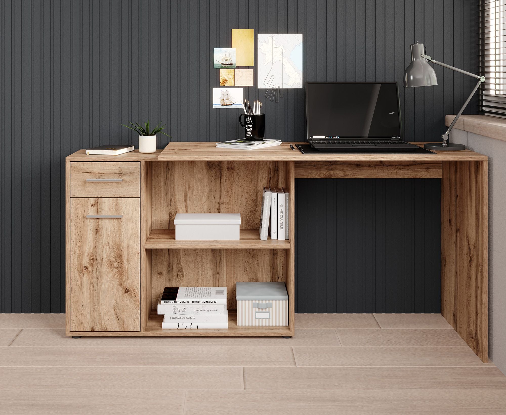 Nomi - Bureau - Eiken - 120x92 cm