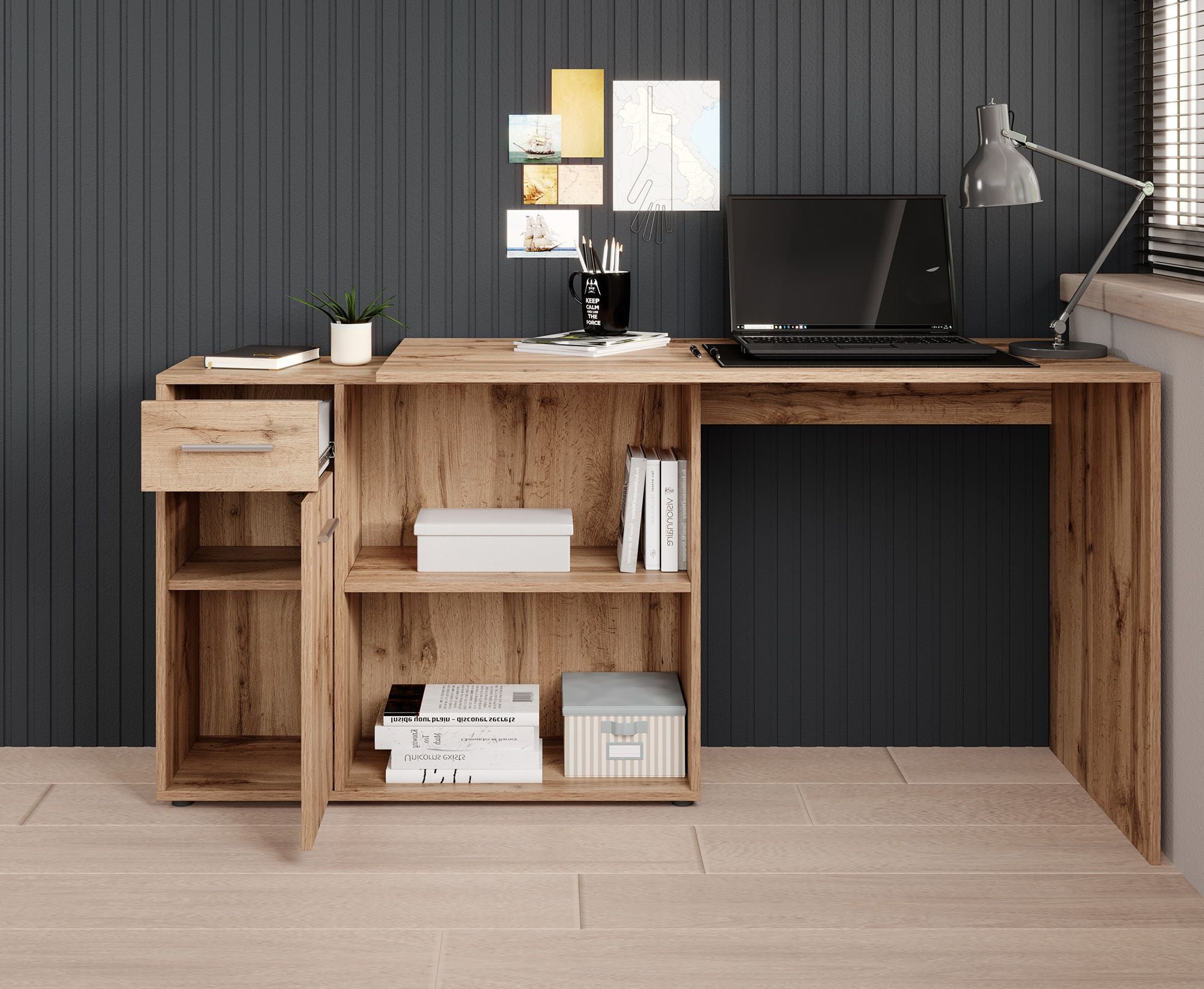 Nomi - Bureau - Eiken - 120x92 cm