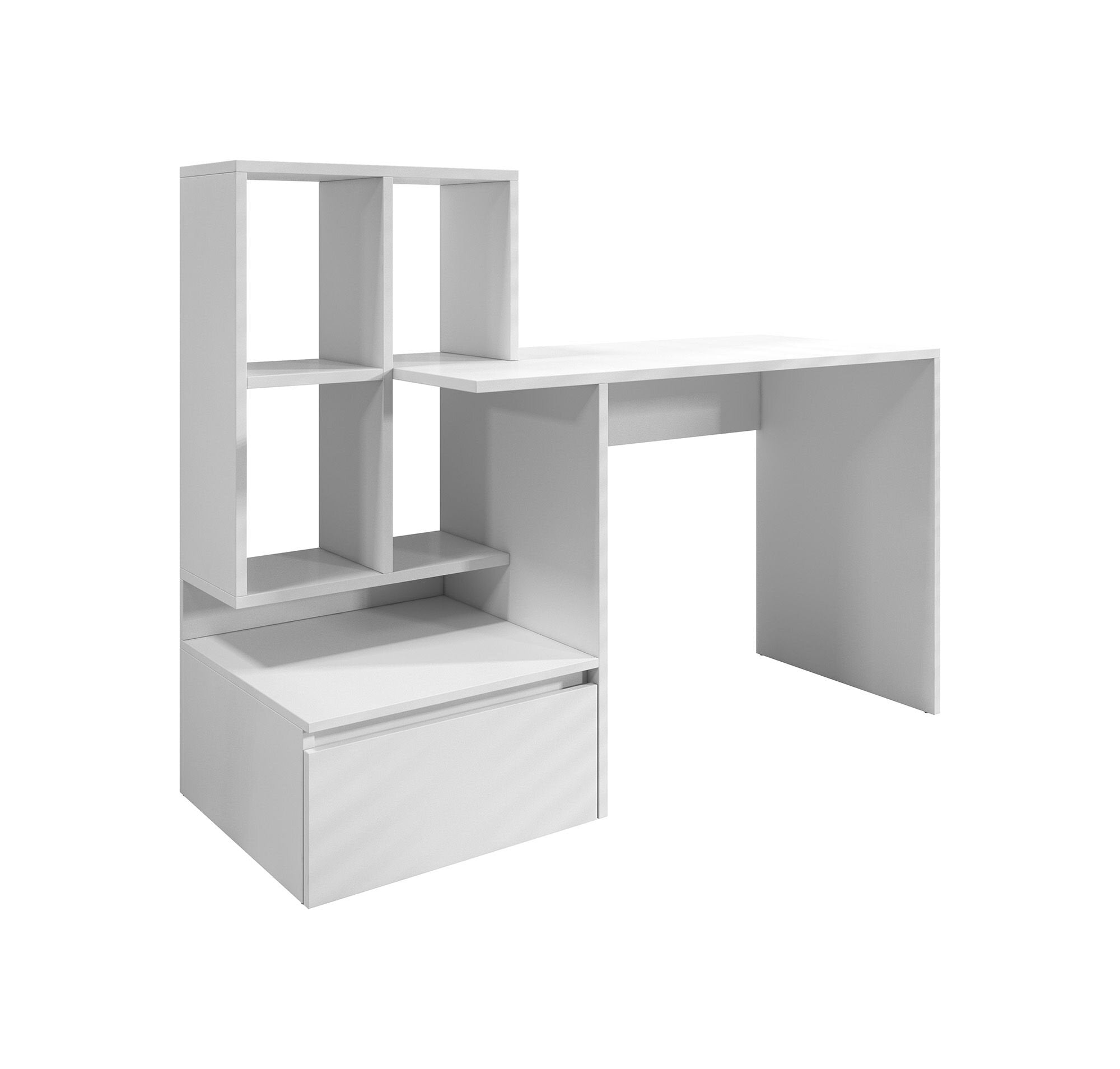 Pierre 2 - Bureau - Wit - 145x52 cm