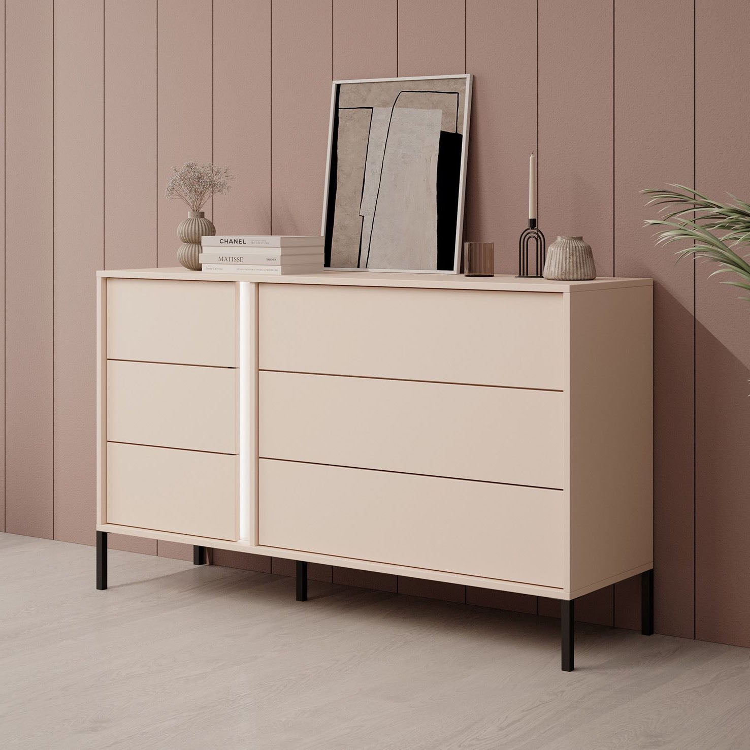 Desert - Ladekast - Beige - 137x40x81 cm