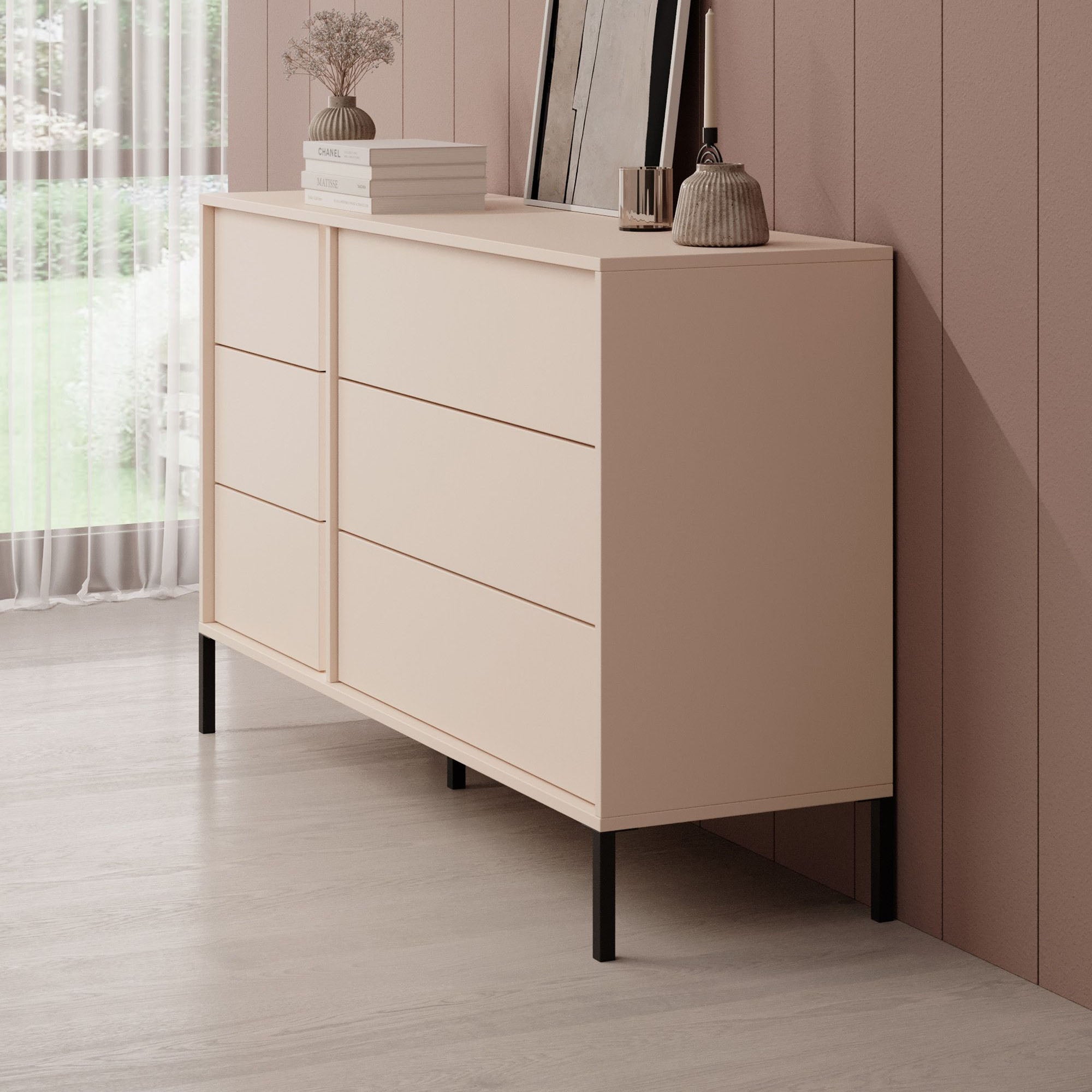 Desert - Ladekast - Beige - 137x40x81 cm