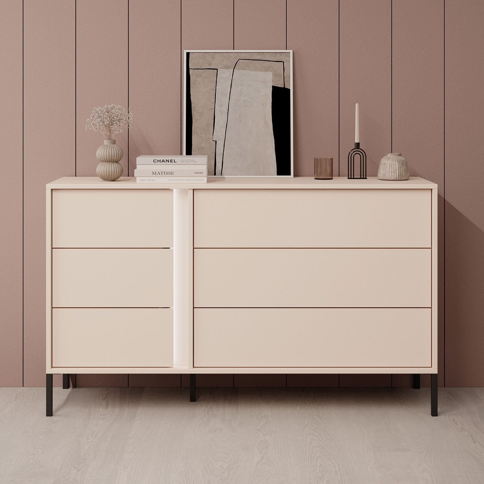 Desert - Ladekast - Beige - 137x40x81 cm