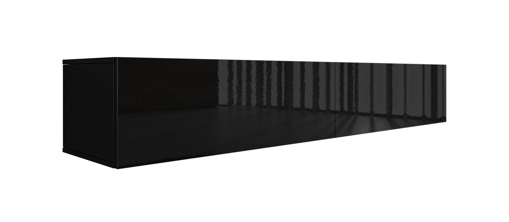 Dario - TV-Meubel met verlichting - Zwart - 180 cm