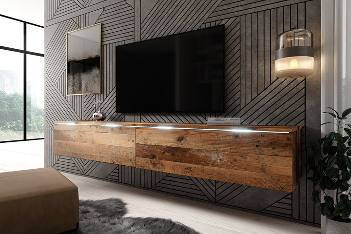 Dixon - TV-Meubel - Old wood - 180 cm