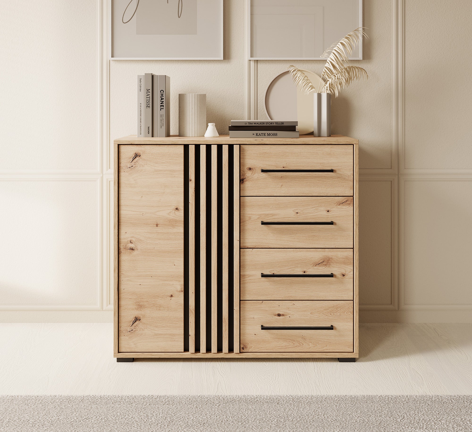 Adyson - Dressoir - Eiken - 93x40x82 cm