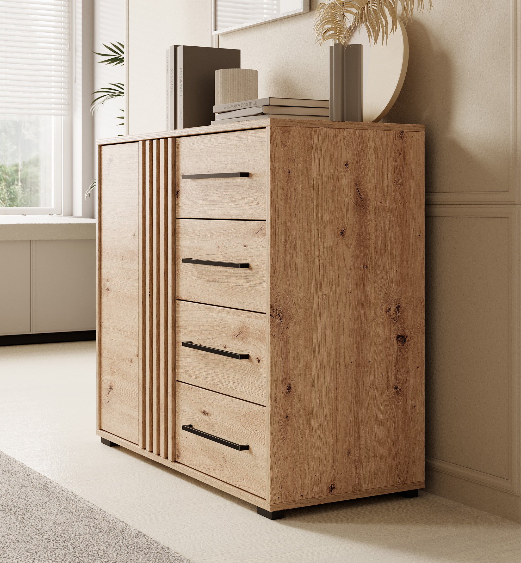 Adyson - Dressoir - Eiken - 93x40x82 cm
