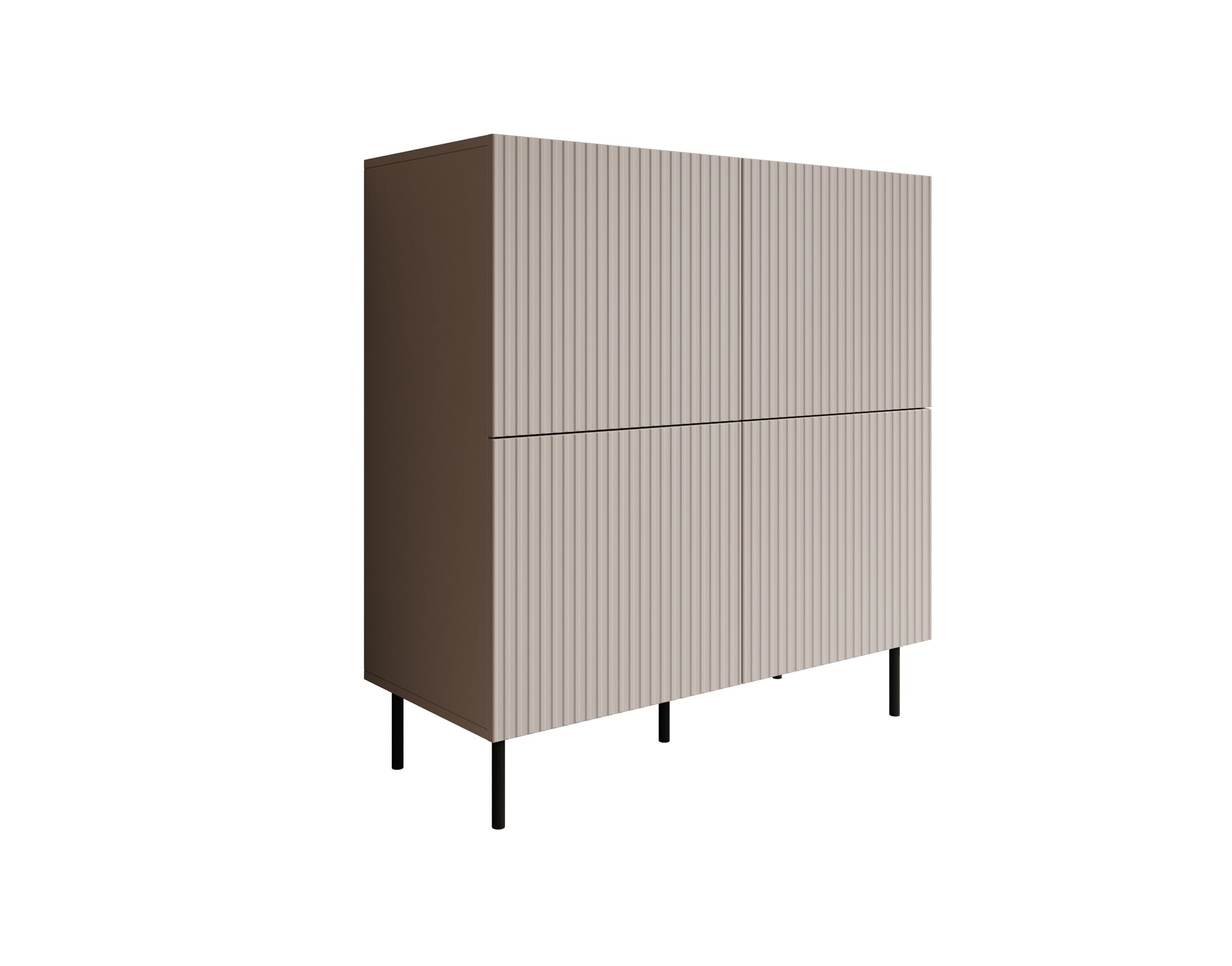 Alex - Dressoir - Beige - 101x42x106 cm