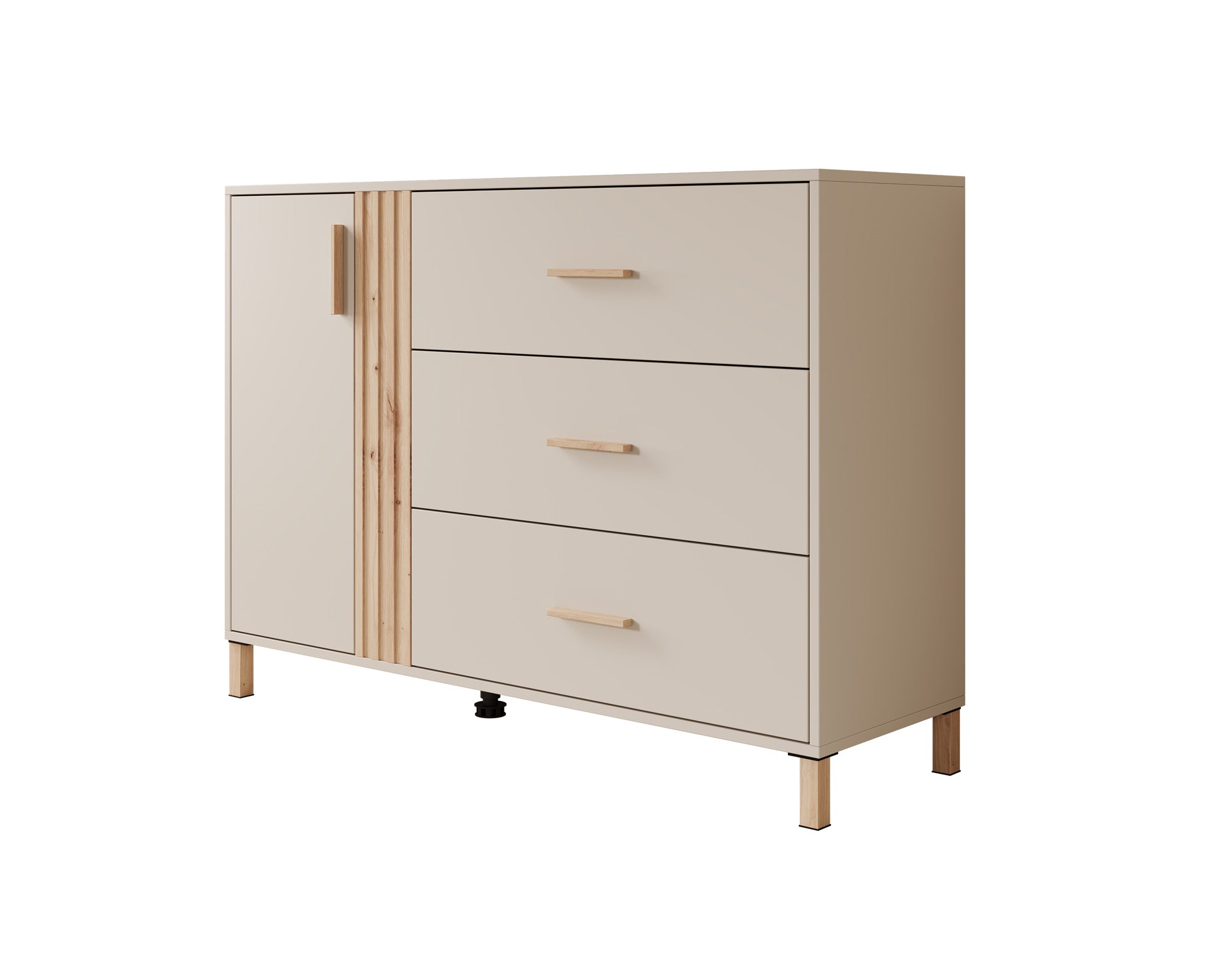 Bahia - Dressoir - Beige - 125x40x90 cm