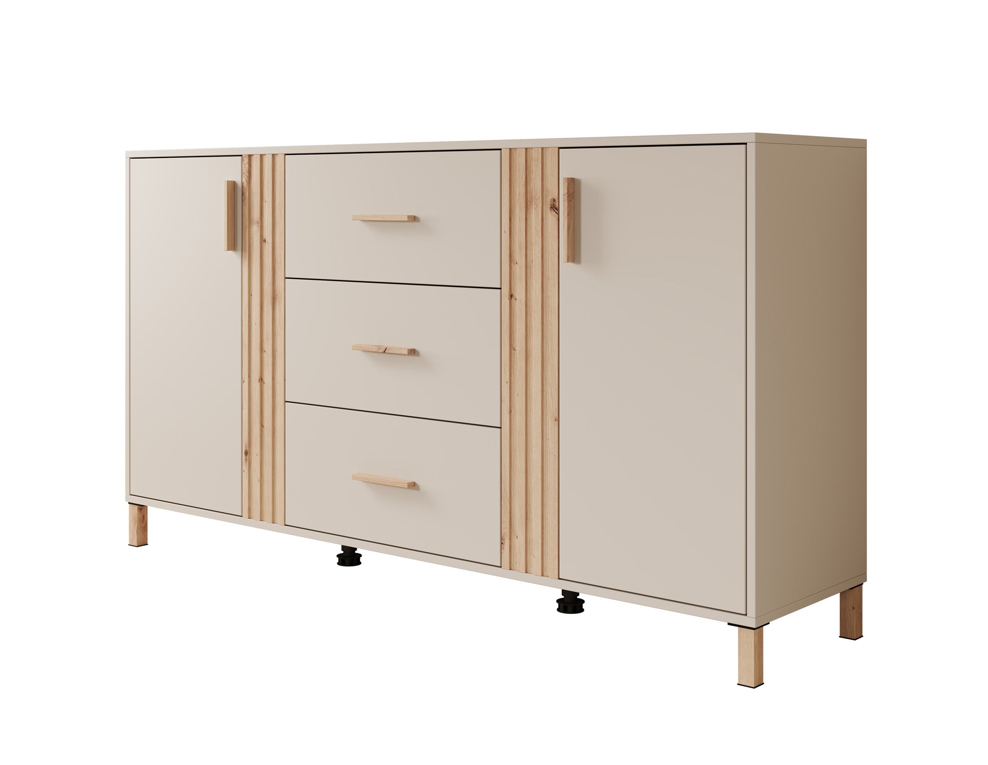 Bahia - Dressoir - Beige - 163x40x90 cm
