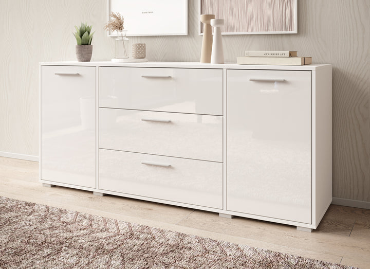 Betty - Dressoir - Wit - 150x40x68 cm