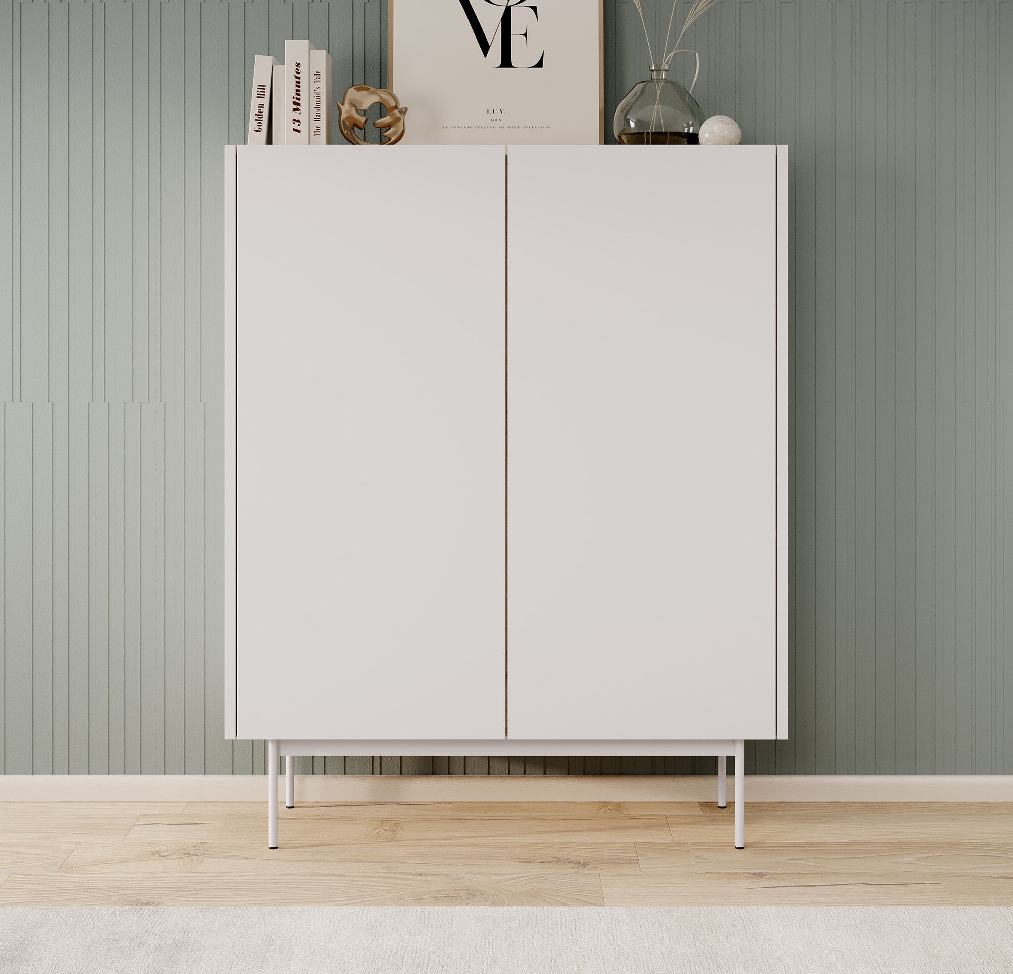 Calella - Dressoir - Beige - 97x37x122 cm