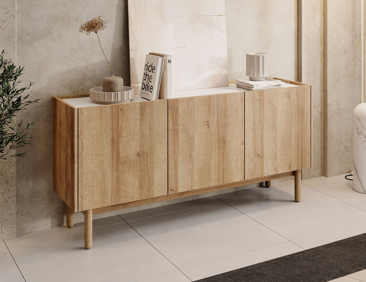 Cayenne - Dressoir - Eiken - 144x37x68 cm