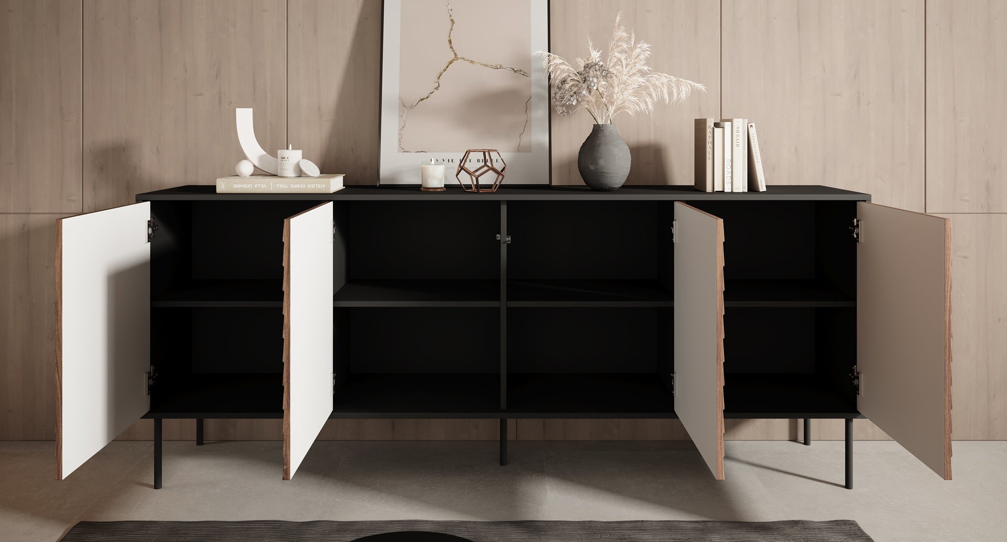 Cordoba - Dressoir - Eiken - 200x40x81 cm