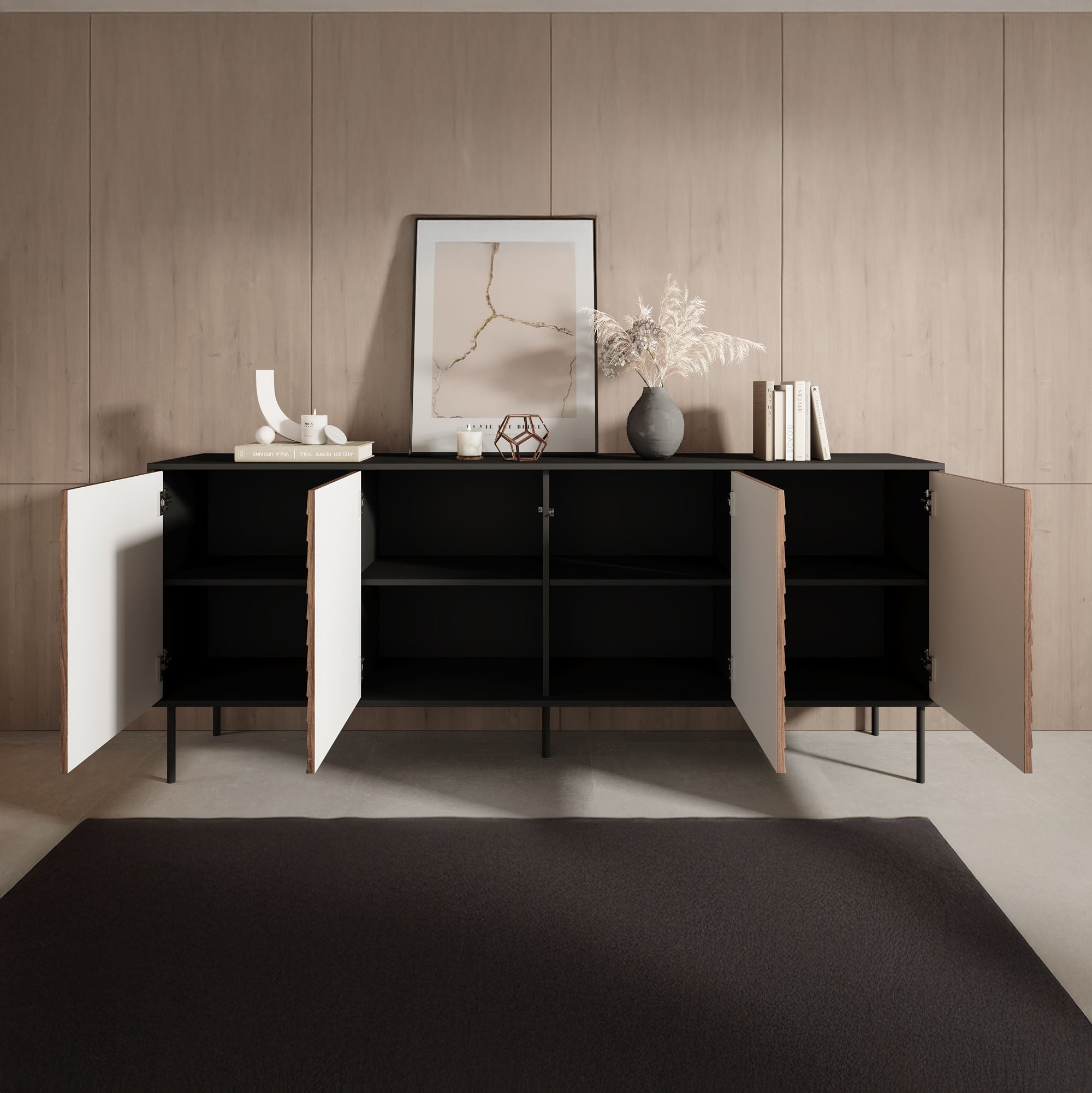Cordoba - Dressoir - Eiken - 200x40x81 cm