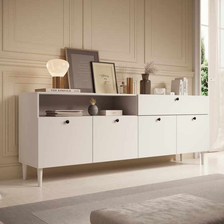 Darwin - Dressoir - Wit - 200x40x75 cm