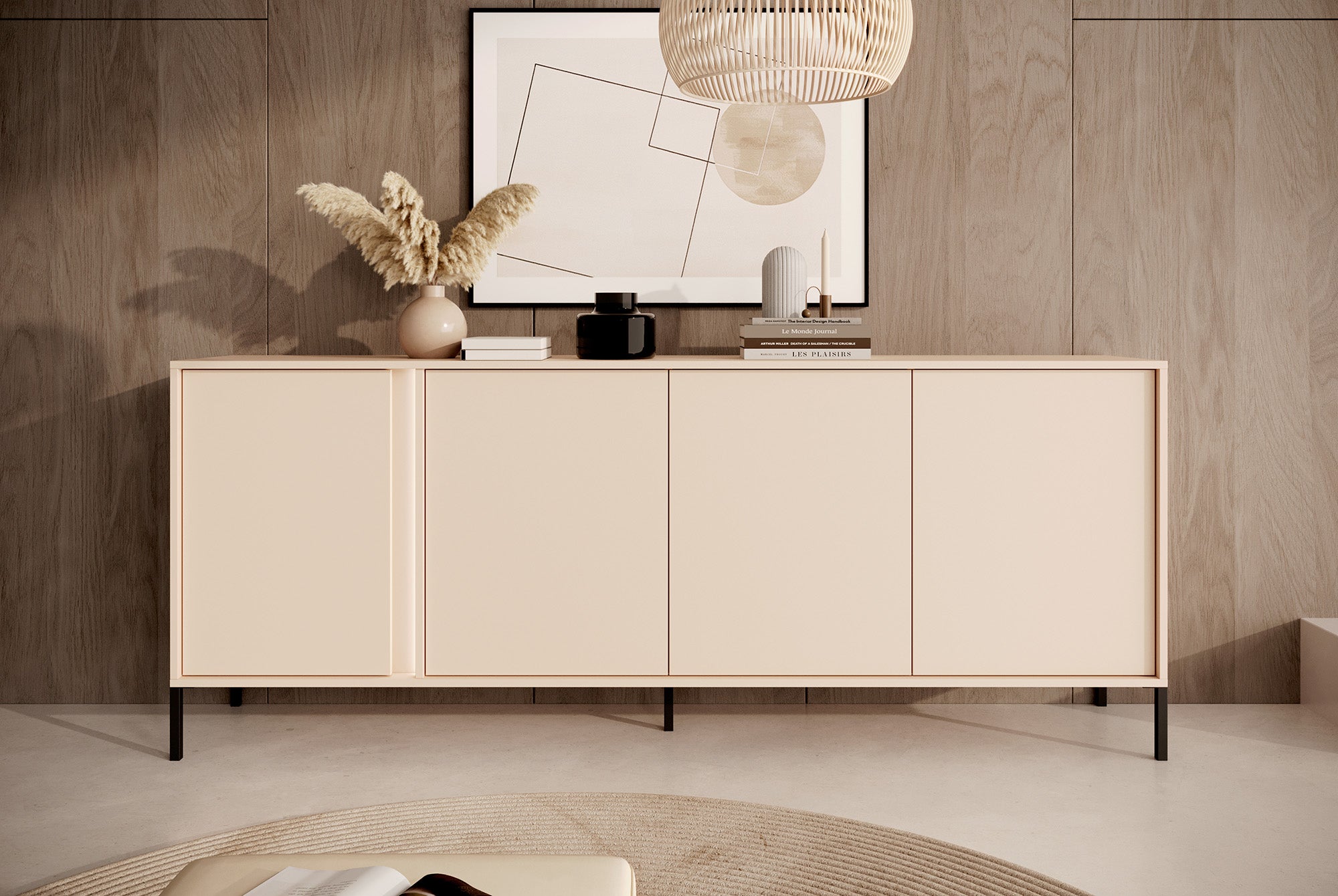 Desert - Dressoir - Beige - 203x40x81 cm