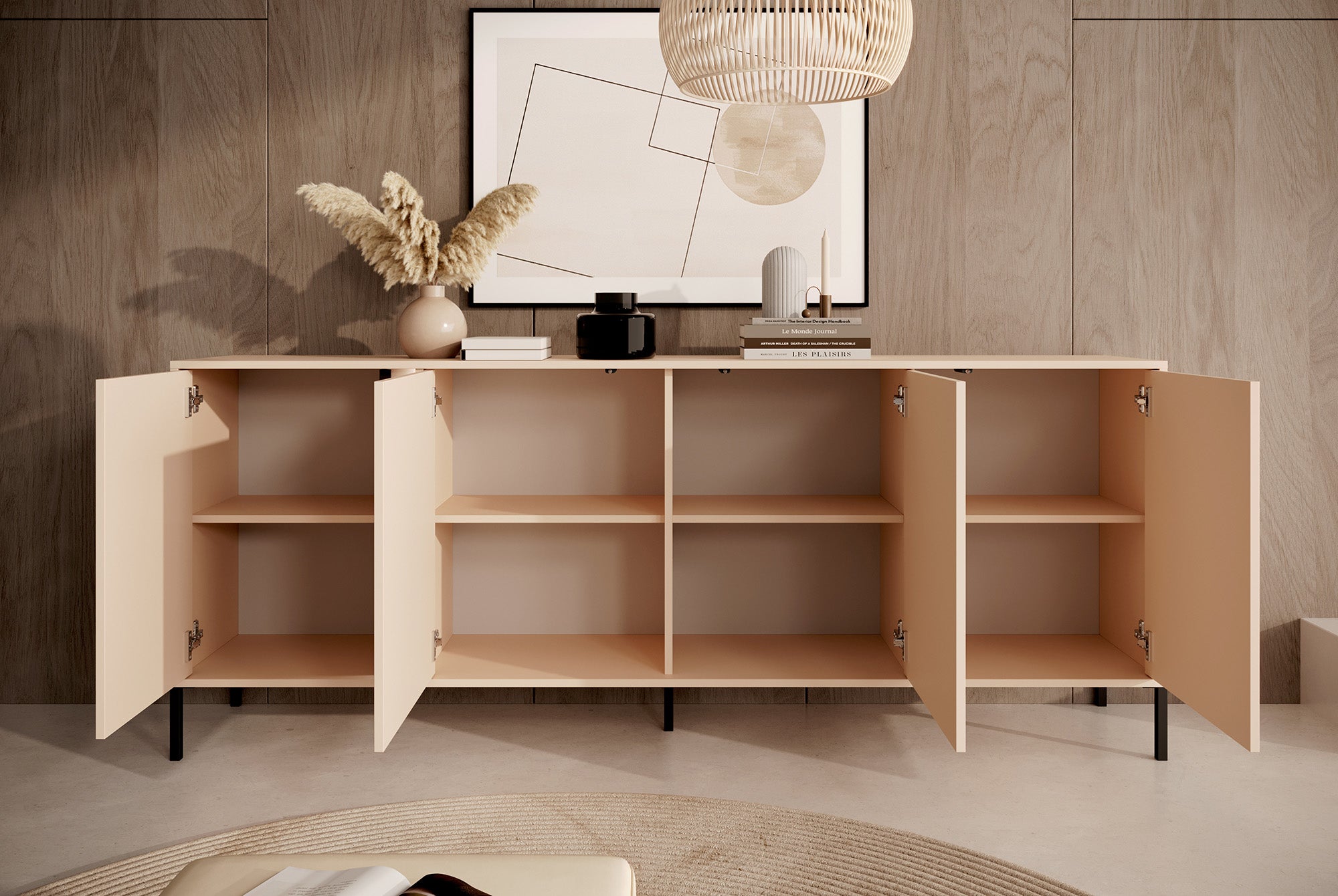Desert - Dressoir - Beige - 203x40x81 cm