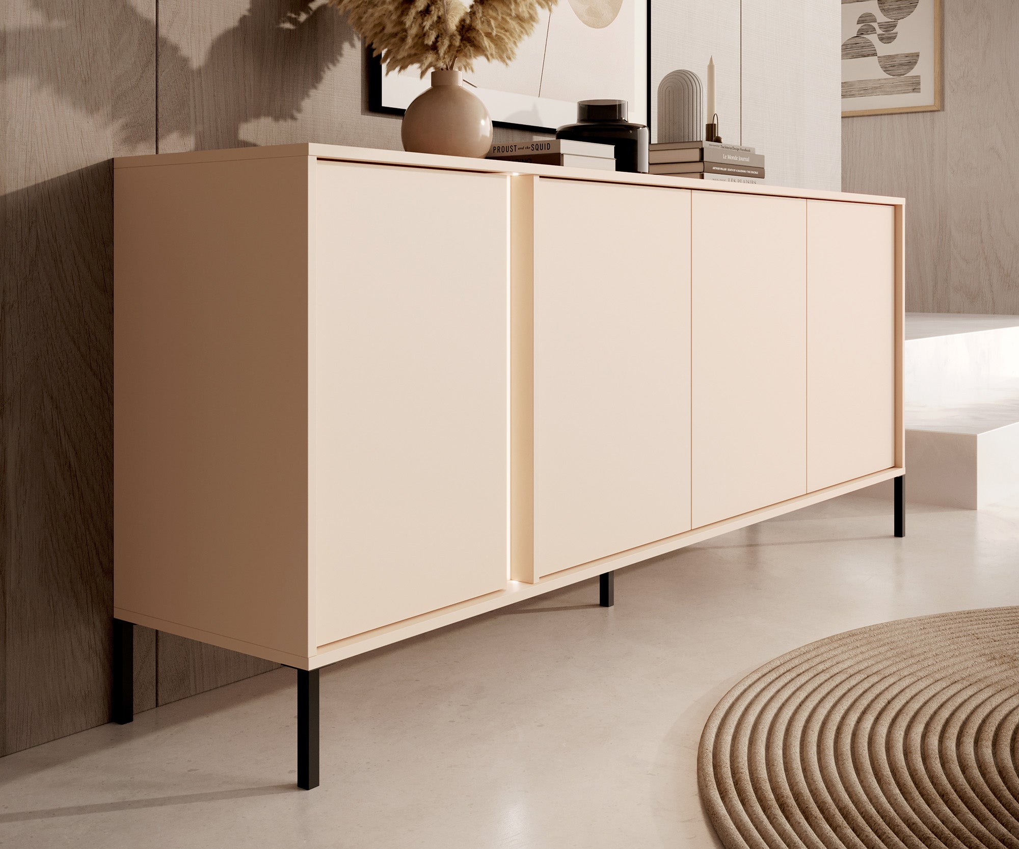 Desert - Dressoir - Beige - 203x40x81 cm