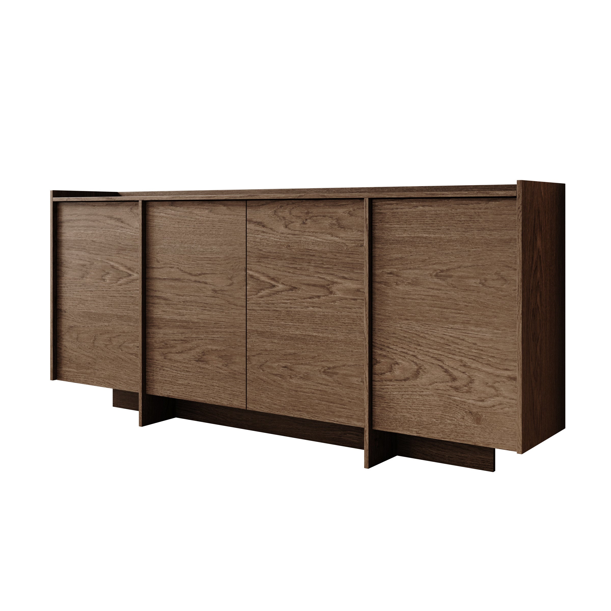 Jaxon - Dressoir - Donker eiken - 200x38x90 cm