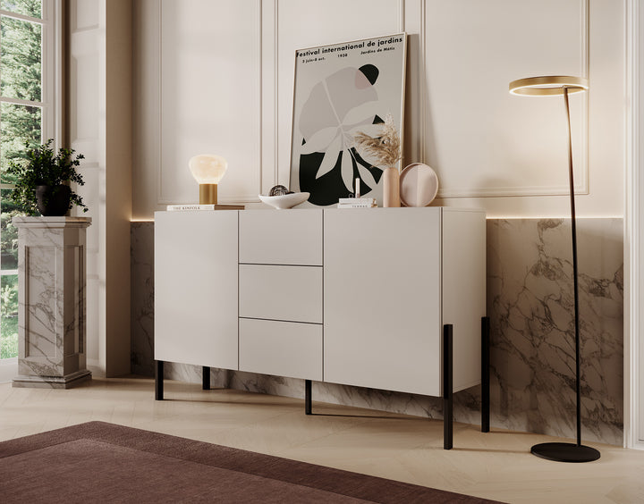Jordy - Dressoir - Beige - 154x40x90 cm