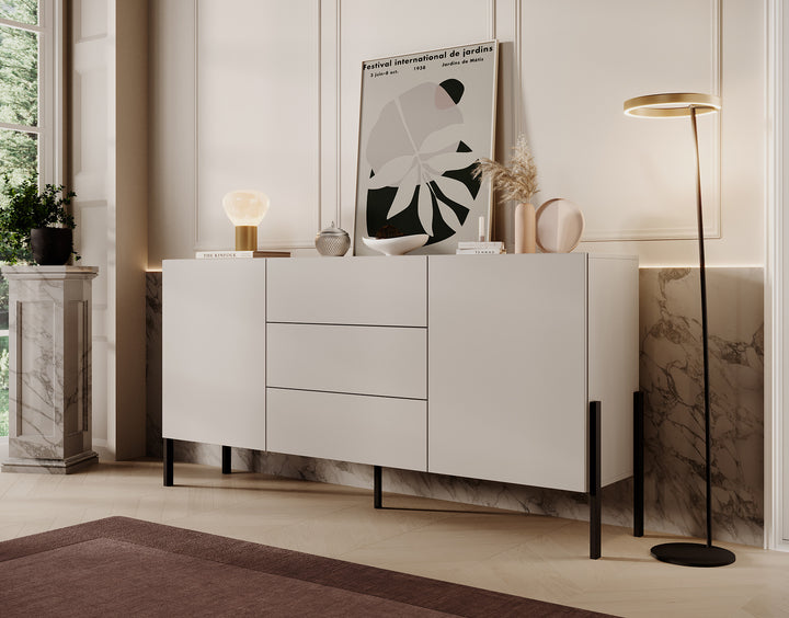 Jordy - Dressoir - Beige - 184x40x90 cm