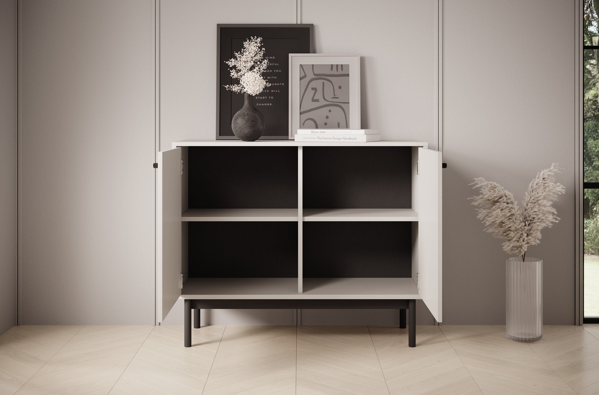 Jules - Dressoir - Beige - 104x39x84 cm