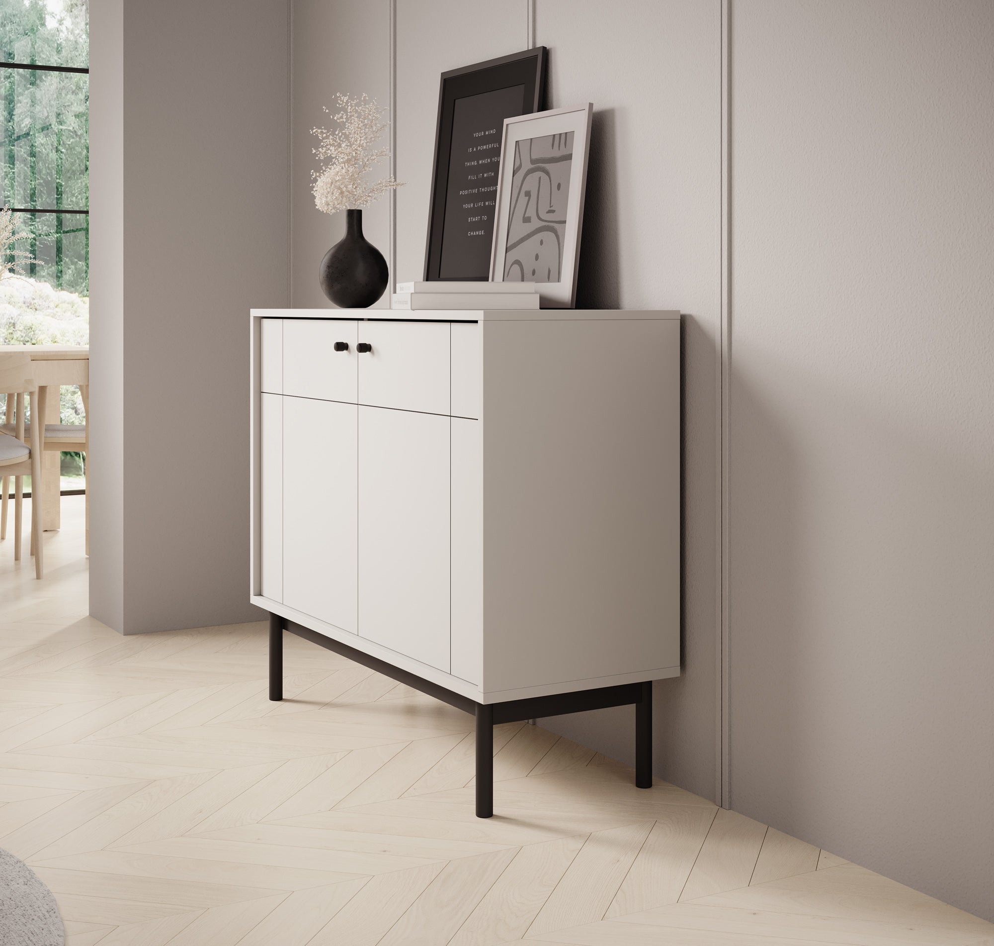 Jules - Dressoir - Beige - 104x39x84 cm
