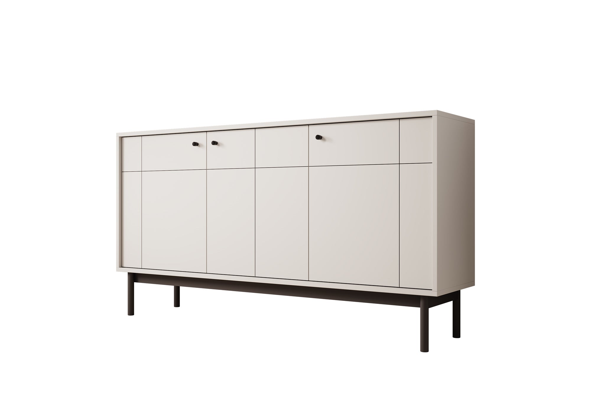Jules - Dressoir - Beige - 154x39x84 cm