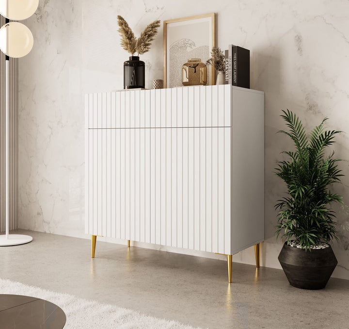 King - Dressoir - Wit - 100x45x102 cm
