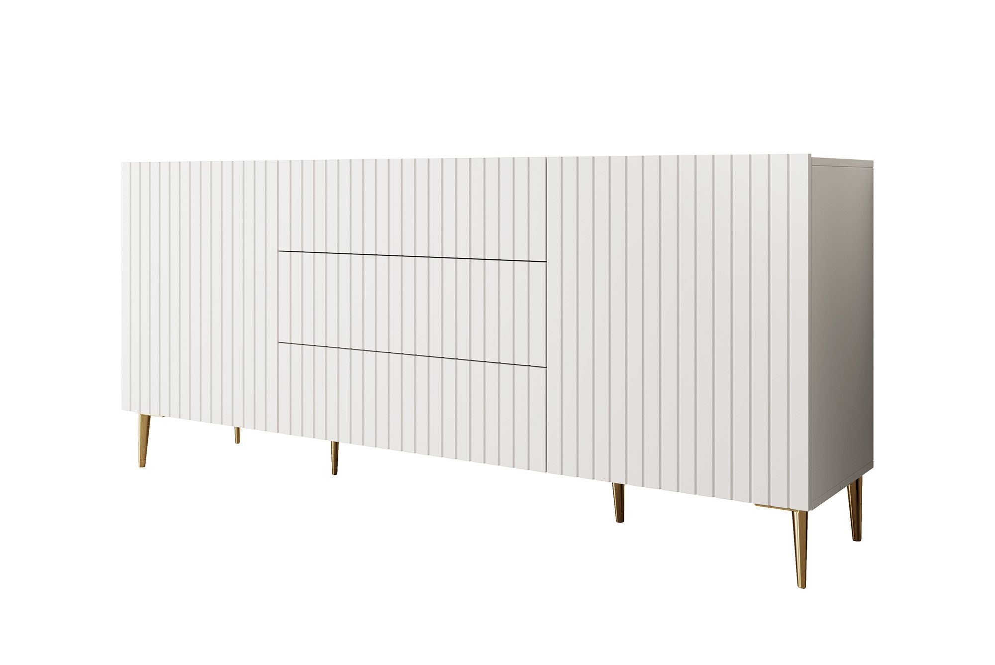 King - Dressoir - Wit - 180x45x80 cm