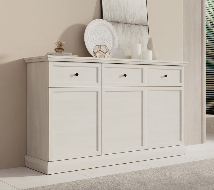 Leroy - Dressoir - Wit - 146x40x86 cm