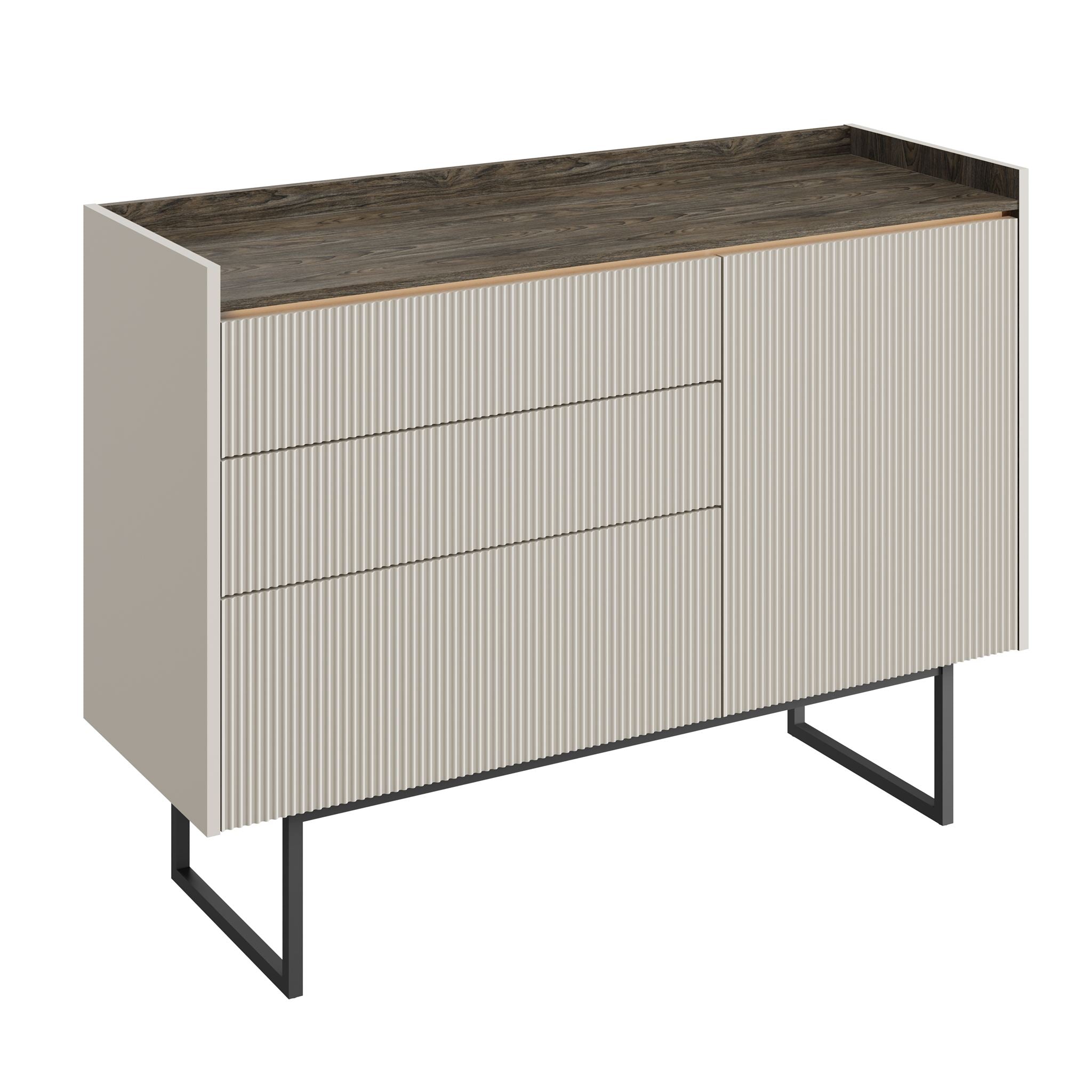 Linq - Dressoir - Beige - 118x40x86 cm