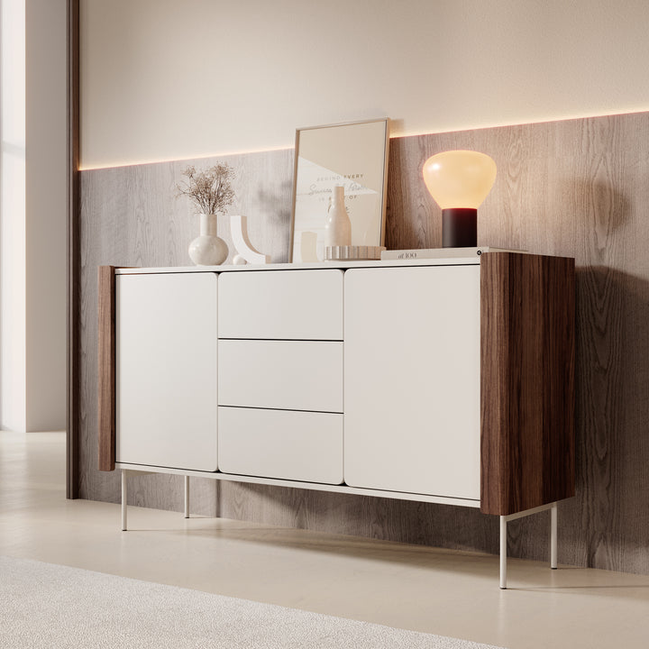 Lux - Dressoir - Beige - 141x39x82 cm