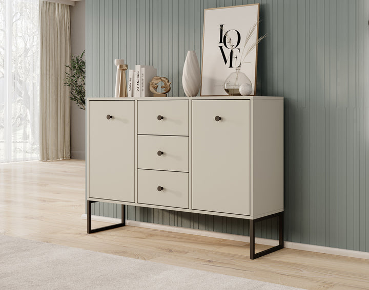 Lyndall 2 - Dressoir - Beige - 115x33x82 cm