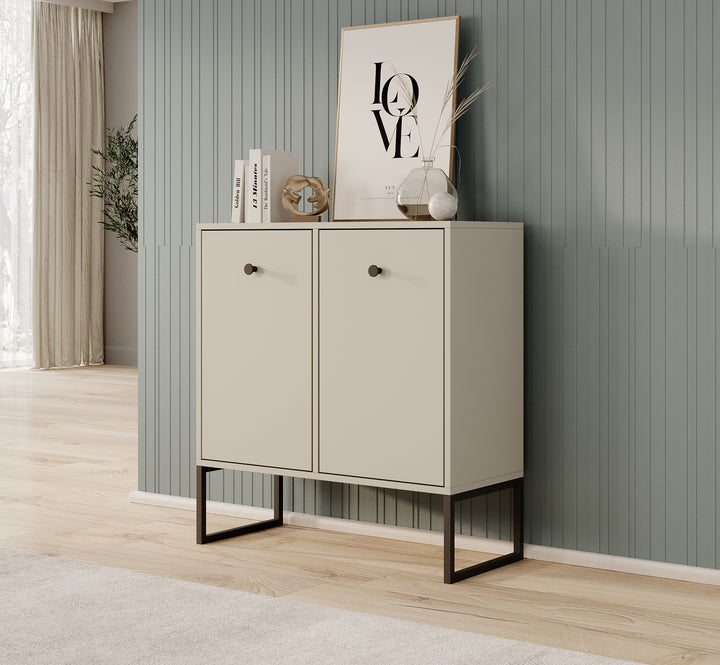 Lyndall - Dressoir - Beige - 77x33x82 cm