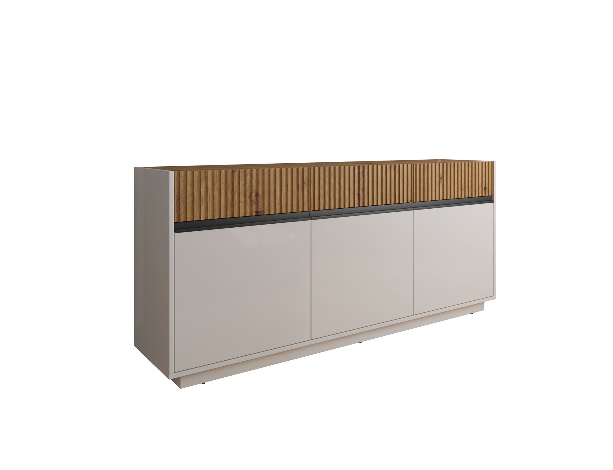 Dressoir Madeline - Wit - 166 cm
