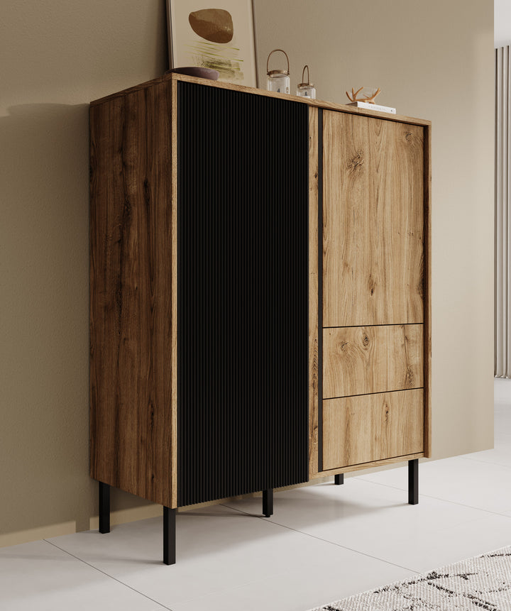 Margareth - Dressoir - Eiken - 100x41x122 cm