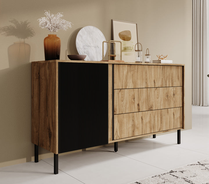 Margareth 2 - Dressoir - Eiken - 145x41x80 cm